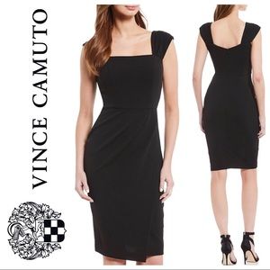 NWT Vince Camuto Square Neck Sheath Dress